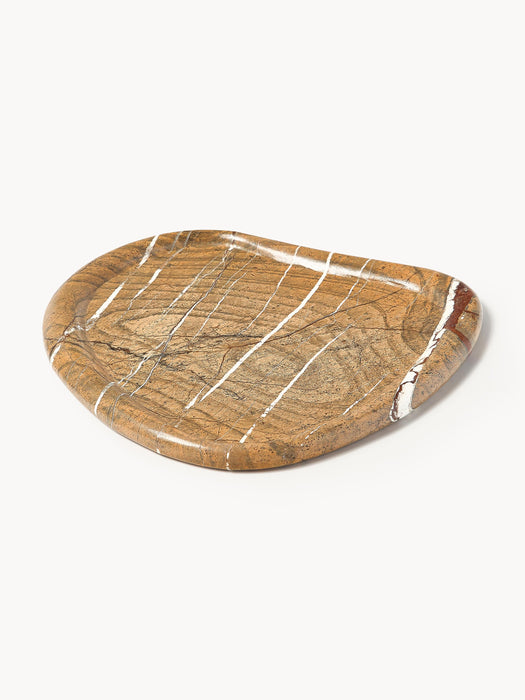 Decorative Marble Tray Meringue W 32 cm