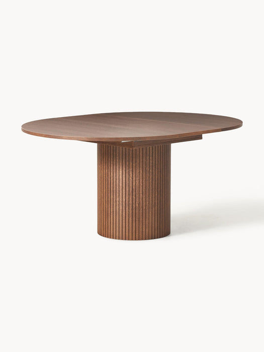 Filo Extendable Dining Table with Groove Structure, 120 - 160 x 75 cm