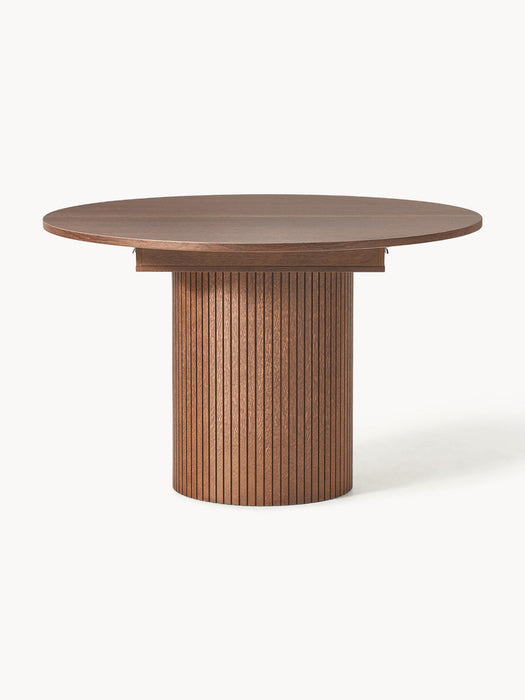 Filo Extendable Dining Table with Groove Structure, 120 - 160 x 75 cm