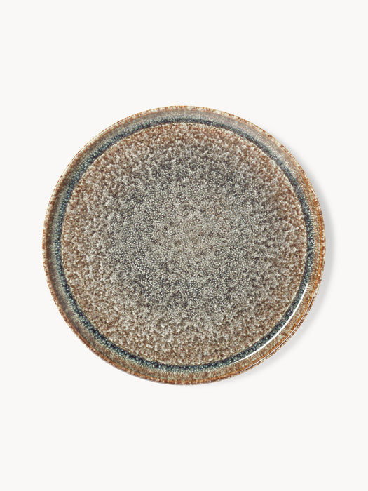 Danza Handmade Tableware Set with Reactive Glaze, 4 People, Set of 12