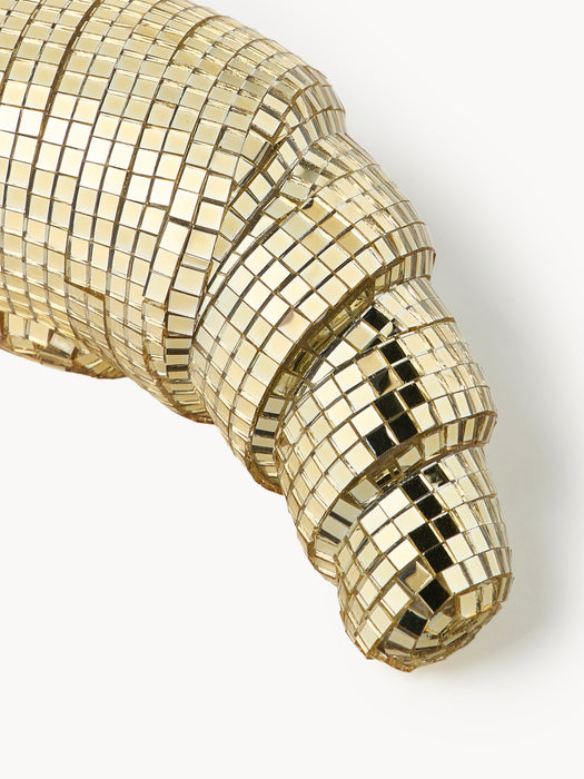 Glittering Decorative Object Disco Croissant