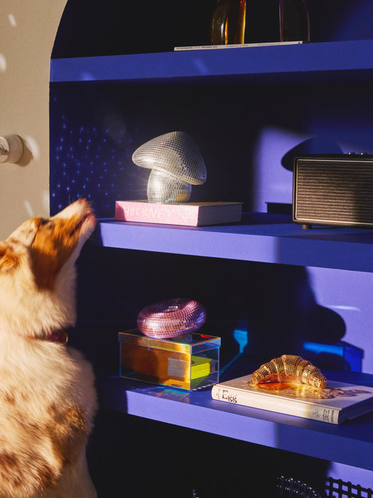 Glittering Decorative Object Disco Croissant