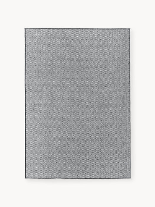 Indoor & Outdoor Reversible Rug Cort with Zigzag Pattern