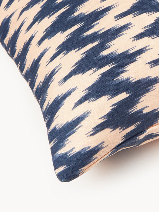 Maillot Outdoor Cushion Cover with Ikat Pattern