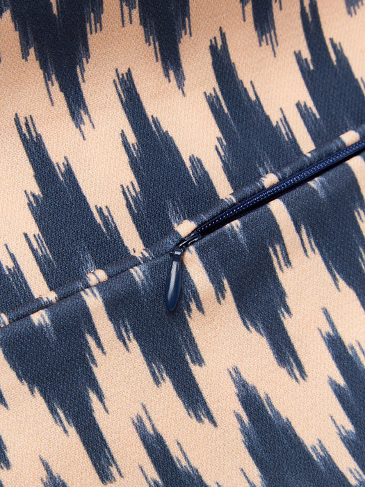 Maillot Outdoor Cushion Cover with Ikat Pattern