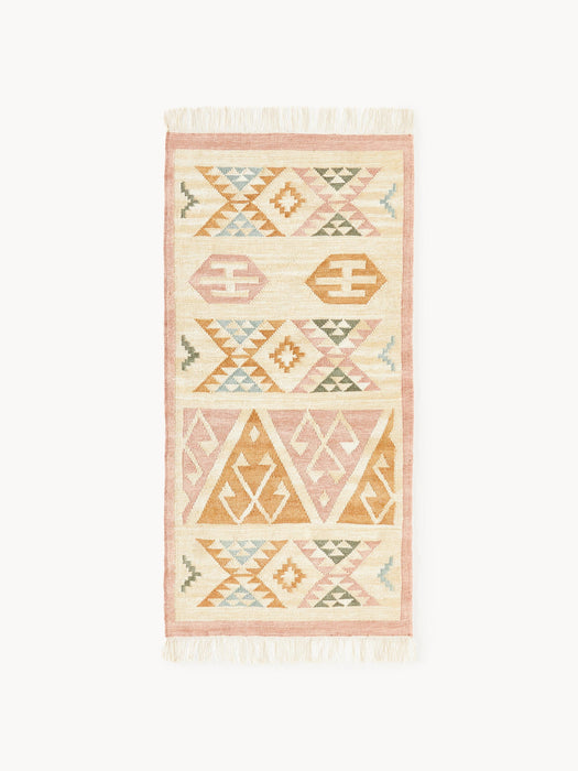 Hand-Woven Wool Kilim Rug Anisa