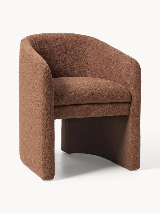 Boucl Dining Chair Mairo with Armrests