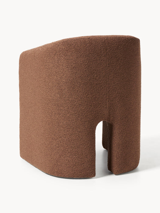 Boucl Dining Chair Mairo with Armrests