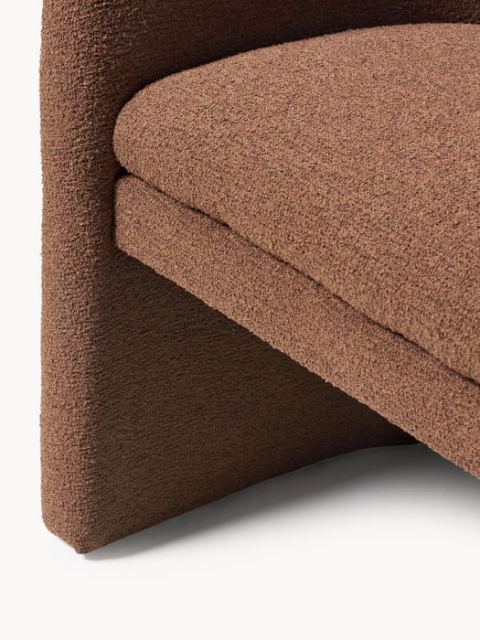 Boucl Dining Chair Mairo with Armrests