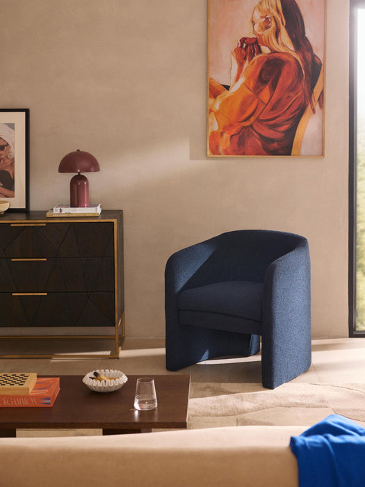 Mairo Bouclé Lounge Chair