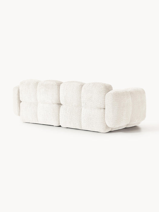 Modular Teddy-Boucl Sofa Tayla 2-seater