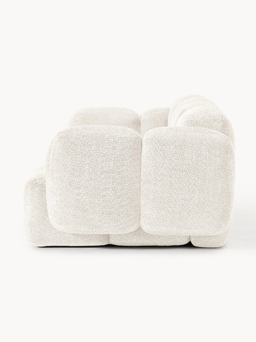 Modular Teddy-Boucl Sofa Tayla 2-seater