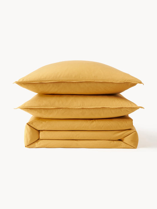 Debbie Washed Cotton Percale Duvet Cover
