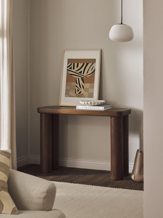 Oak Wood Console Table Kalia