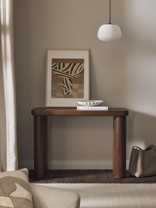 Oak Wood Console Table Kalia