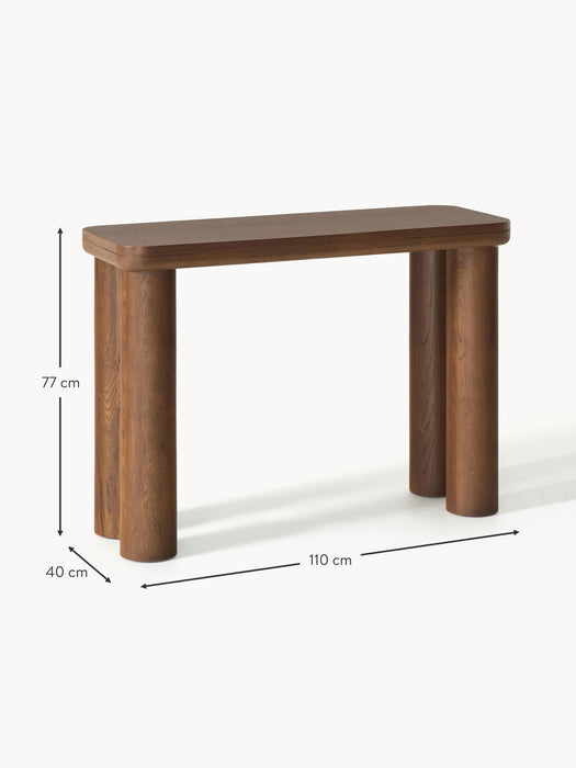 Oak Wood Console Table Kalia