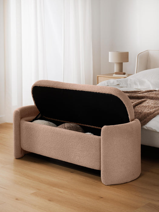 Teddy Upholstered Bench Benji with Storage Space