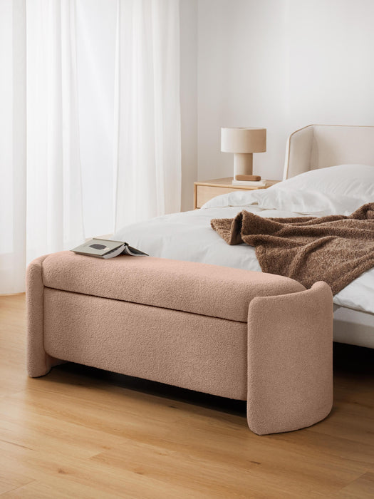 Teddy Upholstered Bench Benji with Storage Space