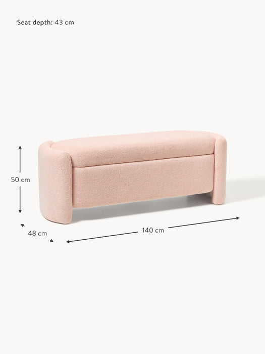 Teddy Upholstered Bench Benji with Storage Space