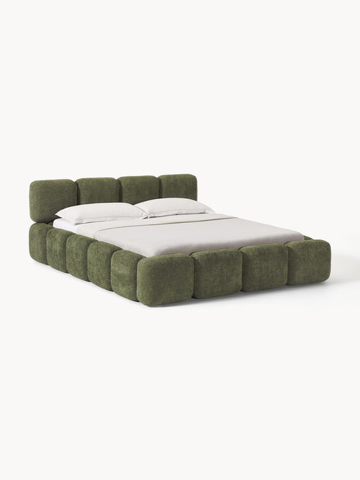 Upholstered Teddy Boucl Bed Tayla