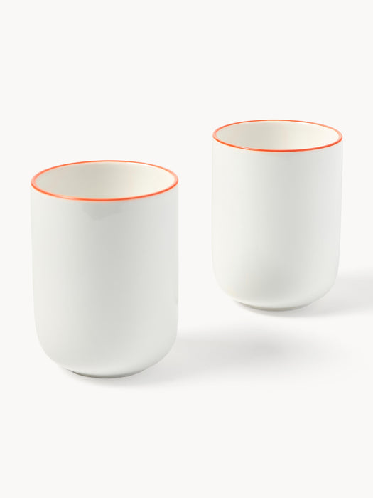 Porcelain Cups Facile Set of 2