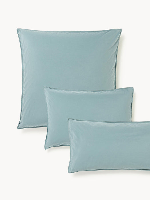 Washed Cotton Percale Pillowcase Debbie