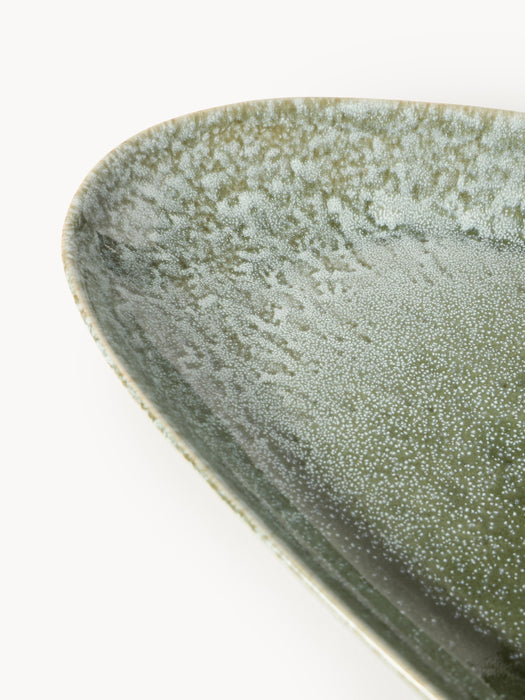 Handmade Organic Shaped Serving Plates Macey Set of 2