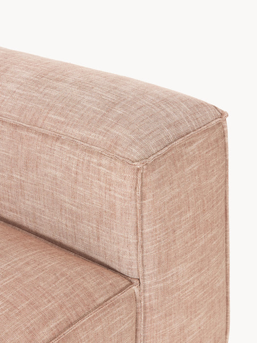 Linen Blend Modular Sofa Lennon 4-seater
