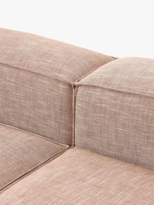 Linen Blend Modular Sofa Lennon 4-seater