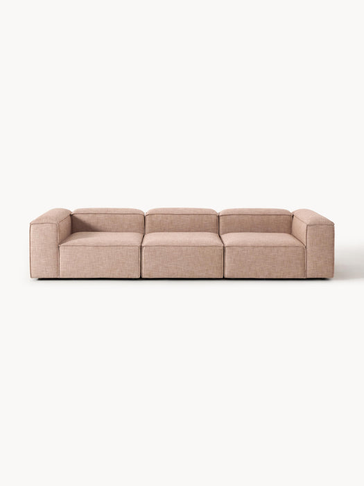 Linen Blend Modular Sofa Lennon 4-seater