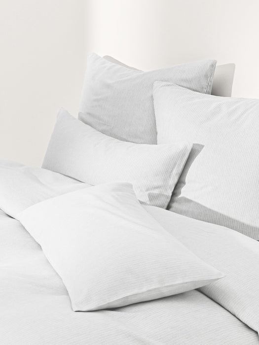 Flannel Duvet Cover Javon with Fine Stripes