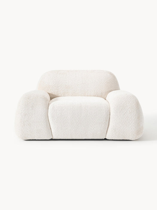 Wolke Teddy-BouclÃ© Lounge Chair