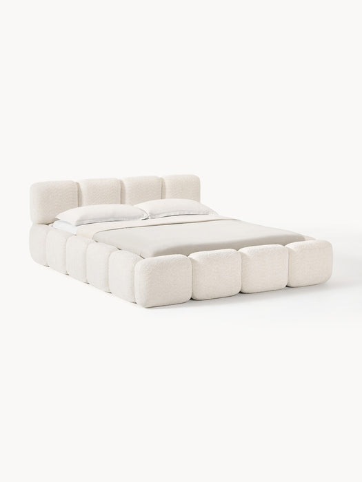 Upholstered Teddy Boucl Bed Tayla