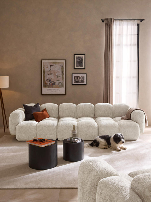 Tayla Modular Teddy-Bouclé Sofa (4-seater)