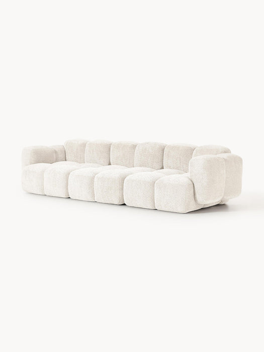 Tayla Modular Teddy-Bouclé Sofa (4-seater)