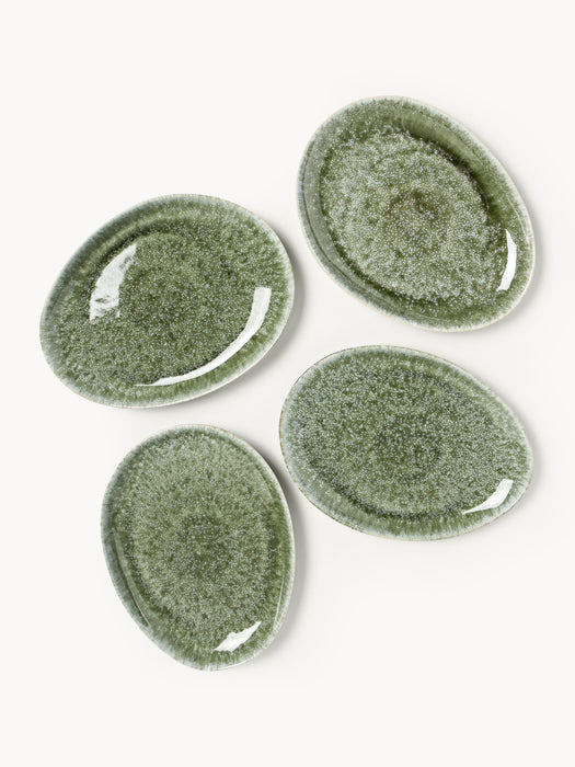 Handmade Organic Shaped Tableware Set Macey 4 people Set of 12