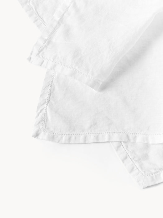 Linen Napkins Larissa with Hemstitch Set of 4