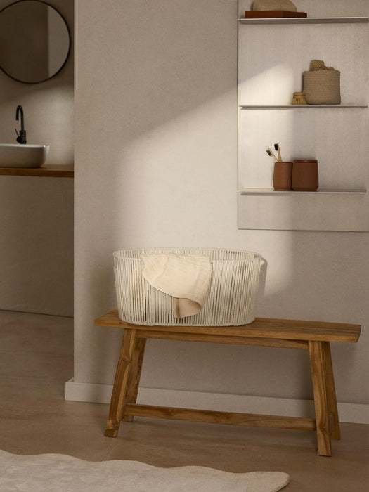 Gabe Handwoven Rope Laundry Basket