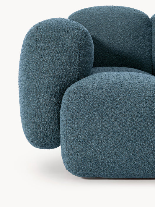 Boucl Modular Sofa Tayla 2-seater with Ottoman leftright