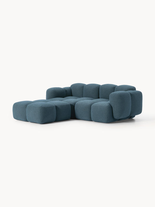 Boucl Modular Sofa Tayla 2-seater with Ottoman leftright