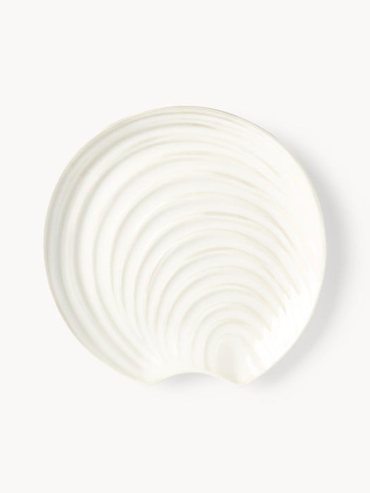 Porcelain Shell Plates Andrina Set of 4