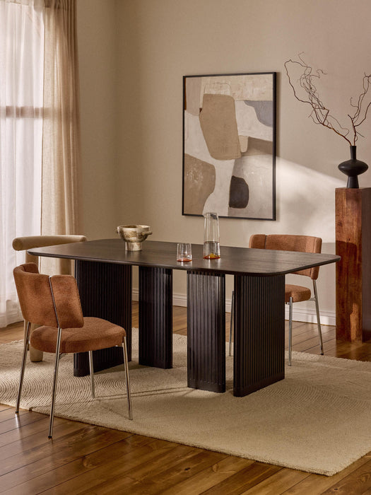 Jolka Oak Wood Dining Table, in various sizes