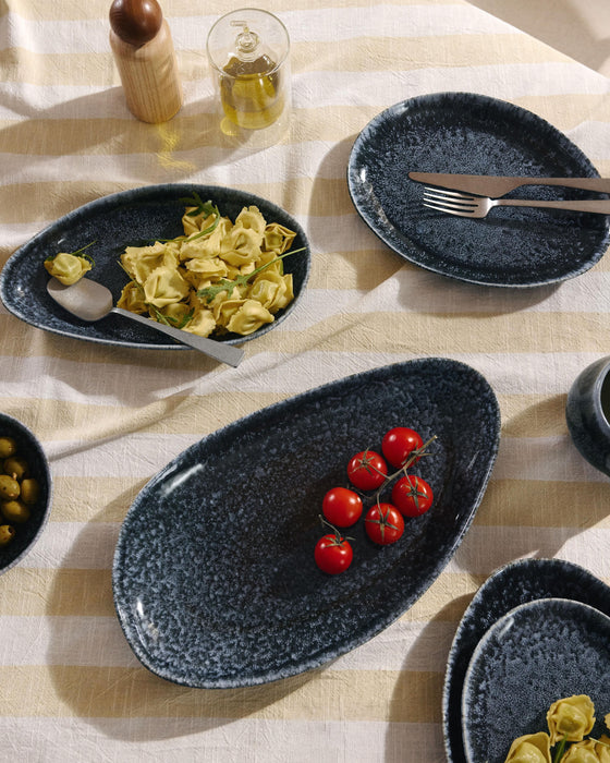 Handmade Organic Shaped Serving Plates Macey Set of 2