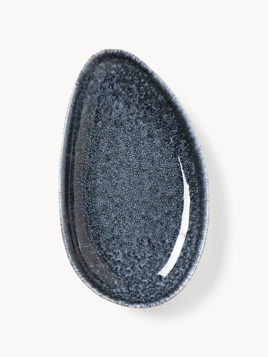 Handmade Organic Shaped Serving Plates Macey Set of 2
