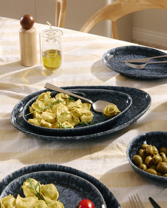 Handmade Organic Shaped Serving Plates Macey Set of 2