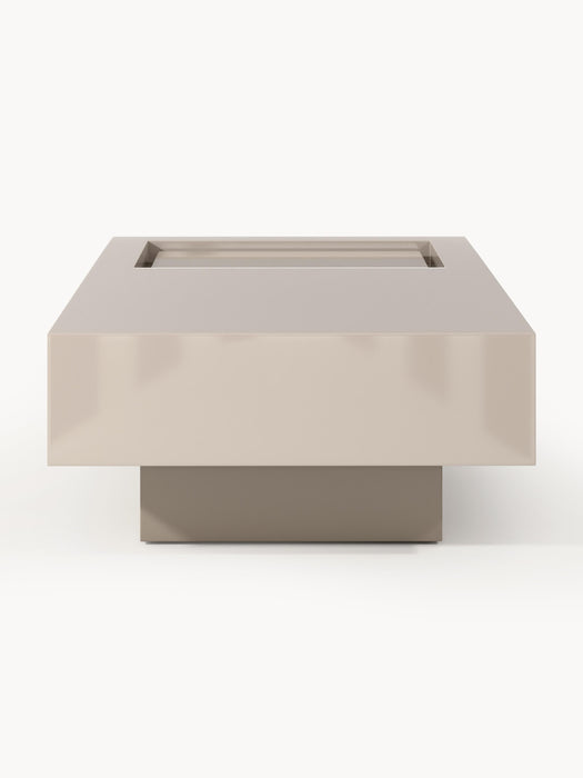 Rectangular Coffee Table Alessa with Storage Space