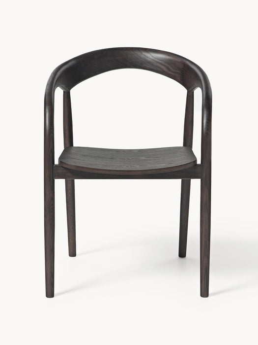 Ash Wood Dining Chair Camille with Armrests