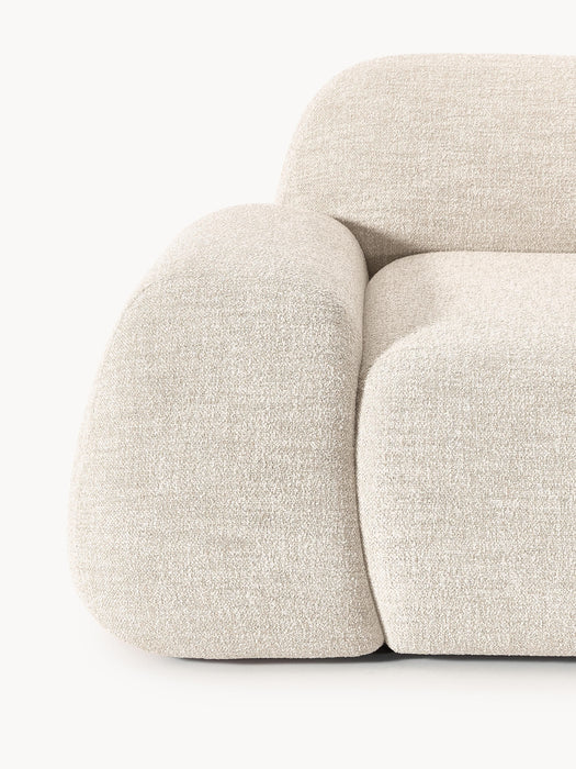 Modular Boucl Sofa Wolke 3-seater