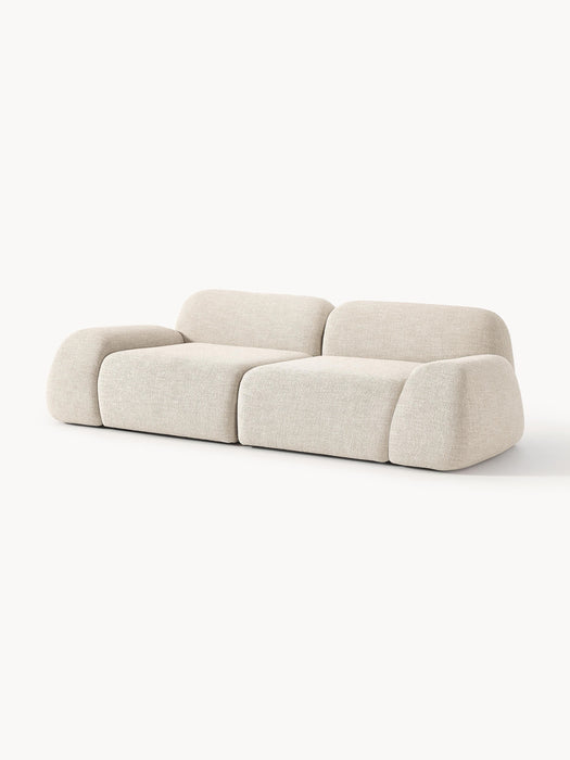 Modular Boucl Sofa Wolke 3-seater