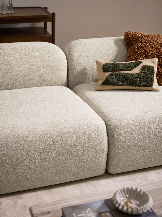 Modular Boucl Sofa Wolke 3-seater